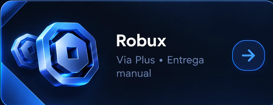 Robux — Via Plus, entrega manual
